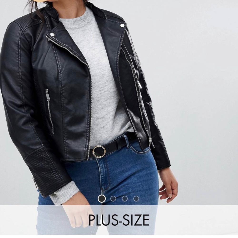 Vero Moda Faux Leather Jacket (ASOS)